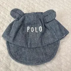 Polo Baby デニム耳付きキャップ