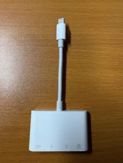 4in1 Lightning micoSD/SD/USB/充電ポートアダプタ