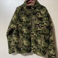 RAGEBLUE 迷彩柄 フリースジャケット S リバーシブル　古着