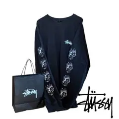 【激レア！】STUSSY ステューシー ロンT ファイヤーダイスブラック XLのサムネイル