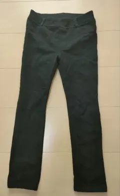 H&M キッズ　ブラックパンツ　ストレッチパンツ