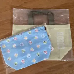 ココス　巾着付きメッシュバック