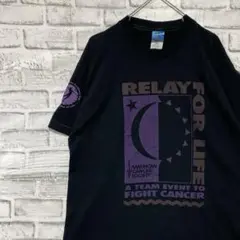 USA製90sヴィンテージTシャツ！シングルステッチ　ブラック半袖古着L74