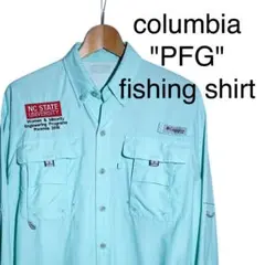 columbia PFG フィッシングシャツ カレッジ 刺繍