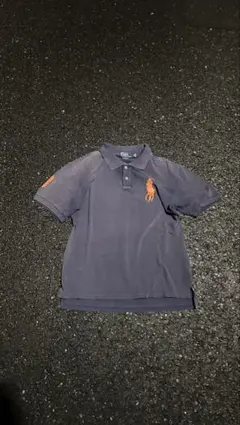 【Polo Ralph Lauren】ビッグポニー　ネイビー　ポロシャツ　L