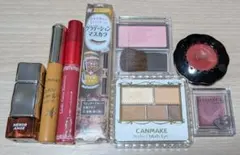 【セザンヌ・ヴィセ・リンメル・キャンメイク等】メイク用品 8点まとめ売り