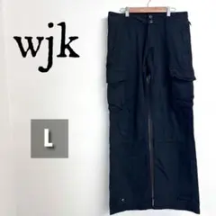 【美品】​wjk ダブルジェイケイ ミリタリー カーゴパンツ 黒 メンズ Lのサムネイル