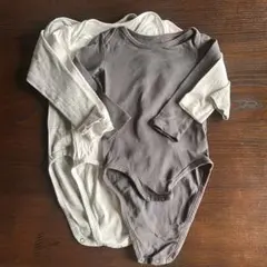 H&M 長袖ロンパース 3枚セット オーガニックコットン