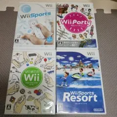 wiiソフト　まとめ売り　4枚セット　②