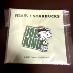 新品 PEANUTS + STARBUCKS スヌーピー ピンバッジ