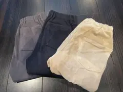 MUJI　140サイズ ウエストゴム ロングパンツ