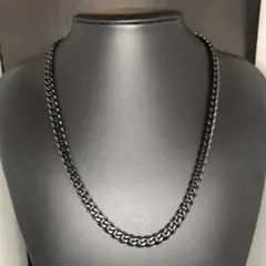【新品】ネックレス 喜平 チェーン ブラック 50cm 幅 7mm ブリンブリン