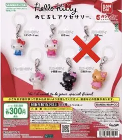 ハローキティ　めじるしアクセサリー　セミコンプリート