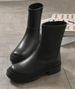 【 Honeys 】 厚底ストレッチブーツ