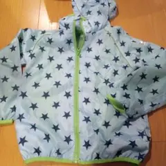 Sasson 星柄フード付きジャケット ウインドブレーカー