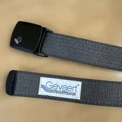 Gevaert ベルギー製 ウェビングベルト グレーのサムネイル