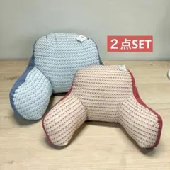 (새 제품, 미사용) 등받이 쿠션, 2개, 블루 & 레드, 대량 판매