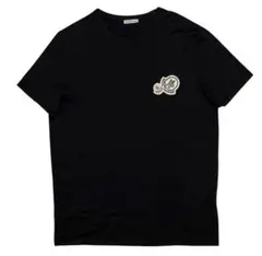 早い者勝ち‼️MONCLER Tシャツ ダブルロゴ ブラックのサムネイル
