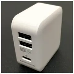 美品 USB 充電器 3ポート用 A+A+C カシムラ 3ポート PD 20W