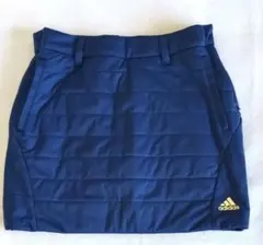 adidas ネイビー キルティングスカート　インナー付き　2枚セット　最安