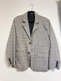 チェック柄 テーラードジャケット