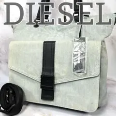 DIESEL デニム トートバッグ ショルダーバッグ 2way A4 タグ付き