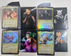 MTG FF 統率者デッキ日本語版4種セット デッキとケースのみ