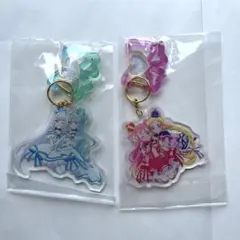 わんだふるぷりきゅあ　猫袋　犬袋　アクリルキーホルダー