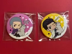 ゴールデンカムイ 白石由竹 尾形百之助 缶バッジセット