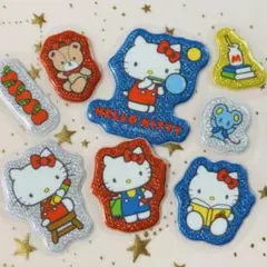 サンリオ　ハローキティ　グリッターシール　キラキラ　シール帳　レトロ　日本　雑貨