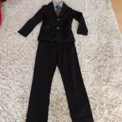 COMME CA ANGEL 黒のフォーマルスーツ 150㎝ ネクタイ付き