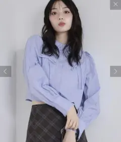 one after another NICE CLAUP リボン シャツ