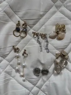 イヤリング まとめ売り アクセサリー(ゴールドⅹ５ シルバー×1)