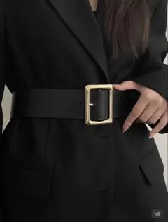 シンプルなブラックベルト