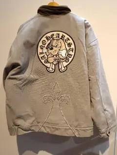 ガルフィー刺繍デザイン グレー ジャケット