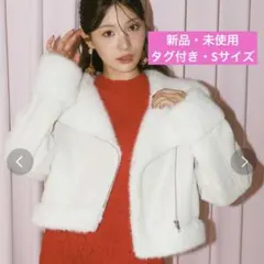 【新品・タグ付き】MERCURYDUO フェイクムートンボンバージャケット