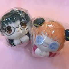 銀魂 3年Z組 銀八先生 はぐキャラ ぬいぐるみ 神楽 志村新八