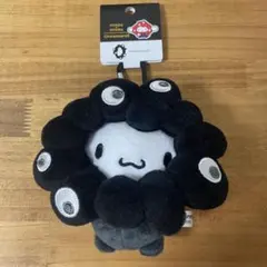 万博 サンリオ 黒 ミャクミャク カラビナ付 ぬいぐるみ 新品 シナモロール ①