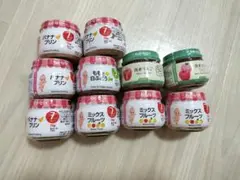 【キューピーベビーフード10個セット】バナナプリン、ミックスフルーツなどのサムネイル