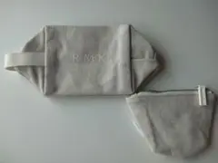 RMK ベージュ ポーチ 2点セット