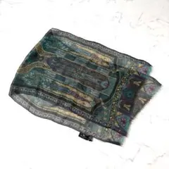 新品 ETRO エトロ シルク100% ストール ペイズリー柄 イタリア製 5万のサムネイル