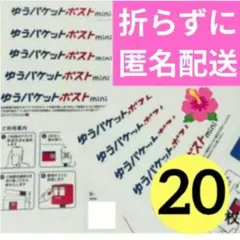 【20枚】即発送◎ ★匿名配送★ ゆうパケットポスト mini ☆専用封筒☆