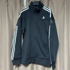 adidas ブラック ジップアップジャケット