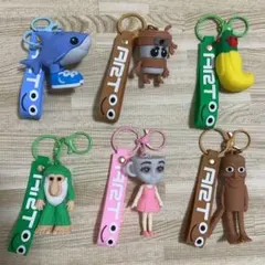 イタリアンブレインロットトゥントゥントゥンサフールキーホルダー6体セット