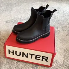 HUNTER ブラック レインブーツ　UK4 EU37 Mサイズ