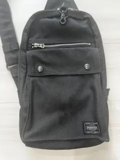 【美品.現行タグ】PORTER ポーター吉田カバン タンカー ウエストバック 黒 PORTER タンカー ウエストバッグ ブラック 廃盤 ポーター 吉田カバン