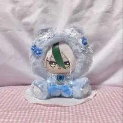 感謝SALEハンドメイド 着ぐるみ おすわりぬい服 推し活 水色 白色 d548