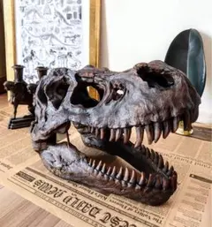 ✨大迫力✨ ティラノサウルス 恐竜の化石 頭骨 インテリア