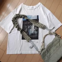 美品★OPAQUE.CLIP アートプリントTシャツスタジオニコアンドドゥ・セーのサムネイル