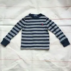 Polo Ralph Lauren 長袖Tシャツ ネイビーストライプ 95cm